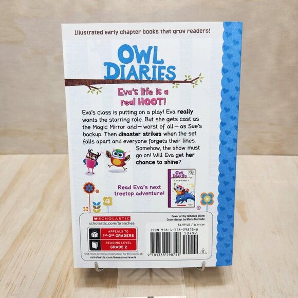 Owl Diaries Two Scholastic Chapter Books by Rebecca Elliott - Picture 5 of 5